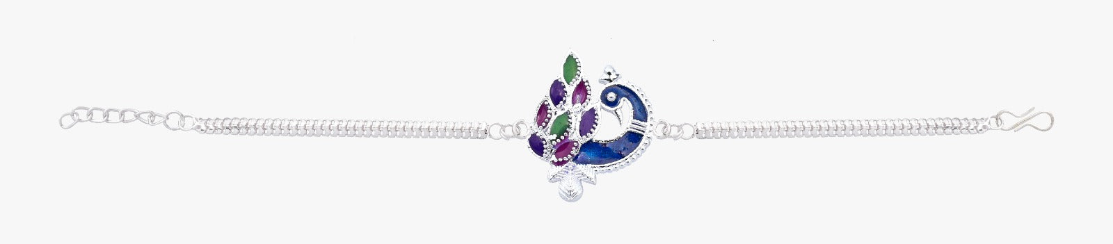 Traditional Peacock Design Rakhi Wukusy