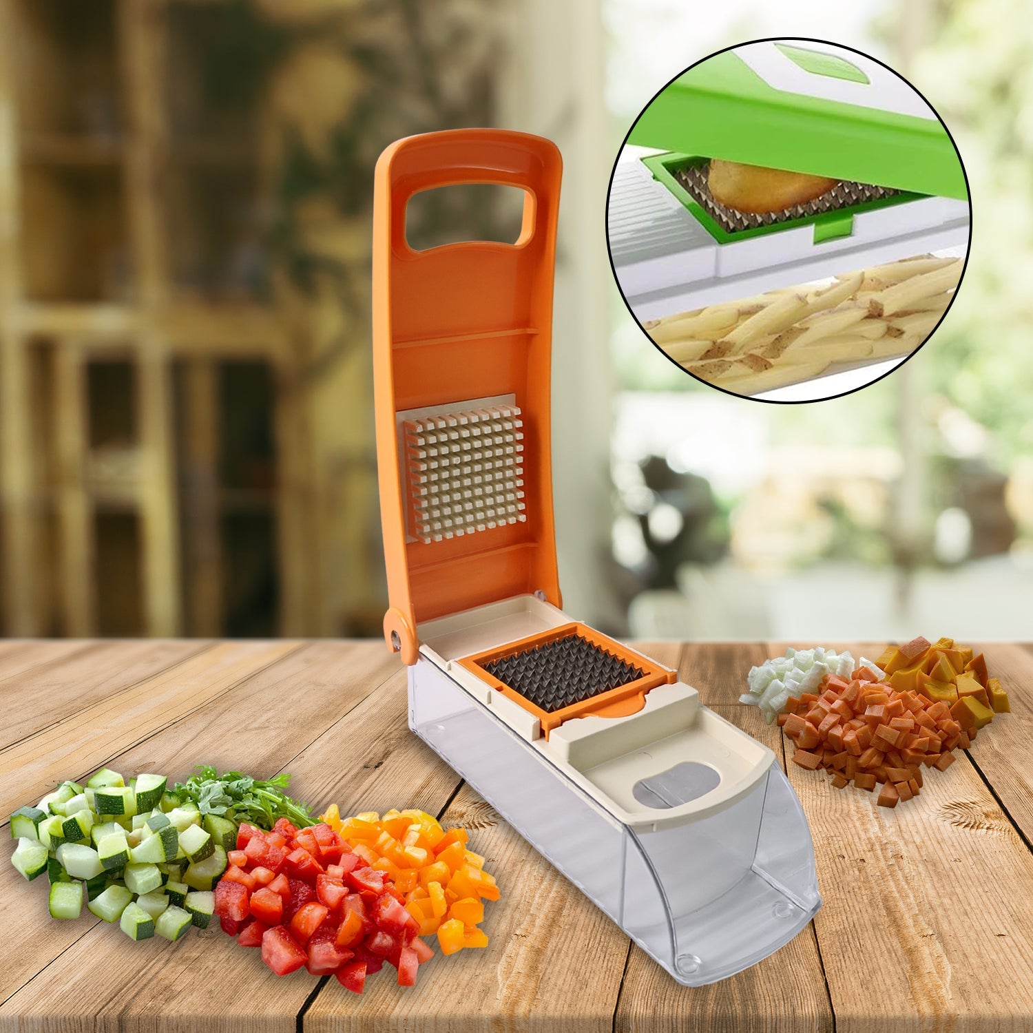 Supermom Kitchen Master Vegetable  Fruit Chopper (1 Pc) Wukusy