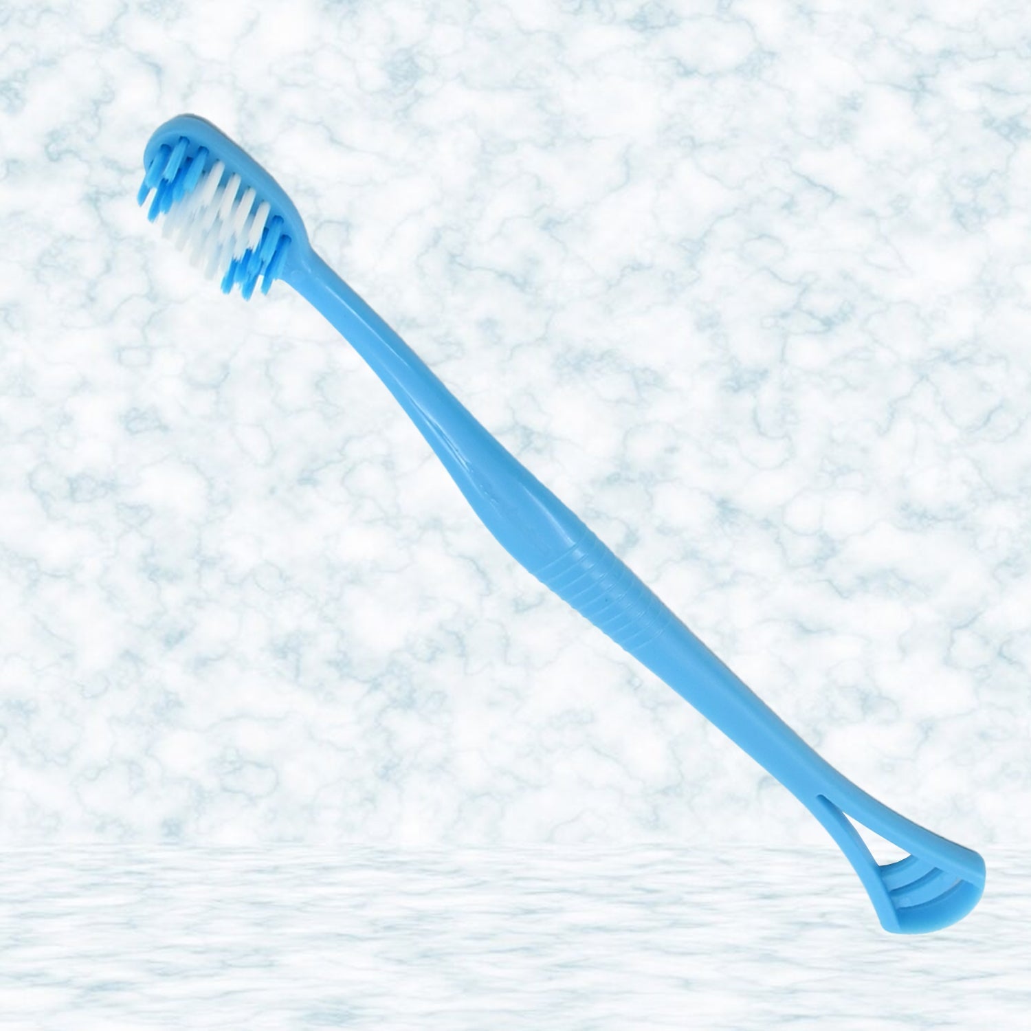 12721 2 In 1 Soft Toothbrush And Tongue With Toothbrush Cover Cleaner Scraper For Men And Women Kids Adults Plastic Toothbrush Cover  Case  Holder (1 Pc) Wukusy