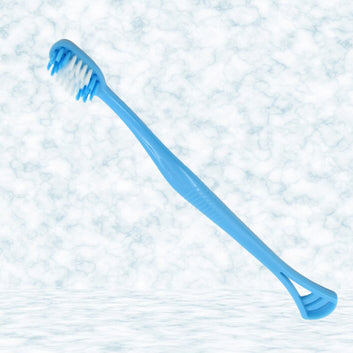 12721 2 In 1 Soft Toothbrush And Tongue With Toothbrush Cover Cleaner Scraper For Men And Women Kids Adults Plastic Toothbrush Cover  Case  Holder (1 Pc) Wukusy
