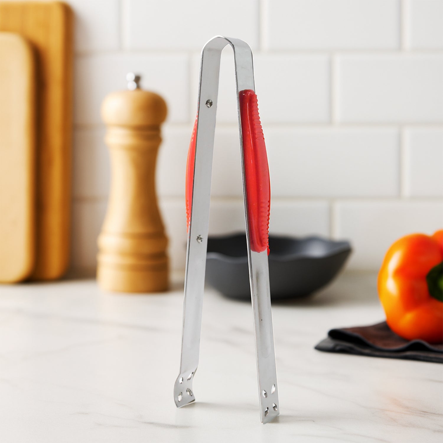 Supermom Premium Stainless Steel Multipurpose Kitchen Tongs (1 Pc) Wukusy