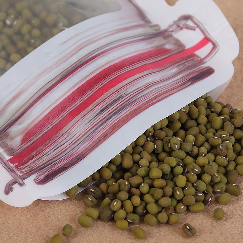 1074 Reusable Airtight Seal Plastic Food Storage Mason Jar Zipper (500ml) Wukusy