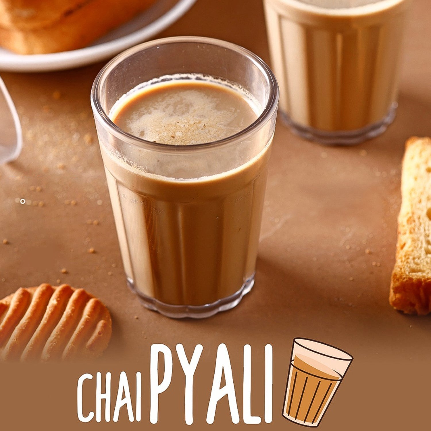 Supermom Traditional Cutting Chai Pyali Set (70ml  6 Pc) Wukusy