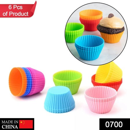 0700 Silicone Cupcake Shaped Baking Mold Fondant Cake Tool Chocolate Candy Cookies Pastry Soap Moulds Wukusy