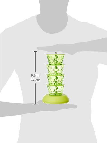 2141 4 In 1 Multipurpose 360 Degree Rotating Pickle Rack Container For Kitchen Wukusy
