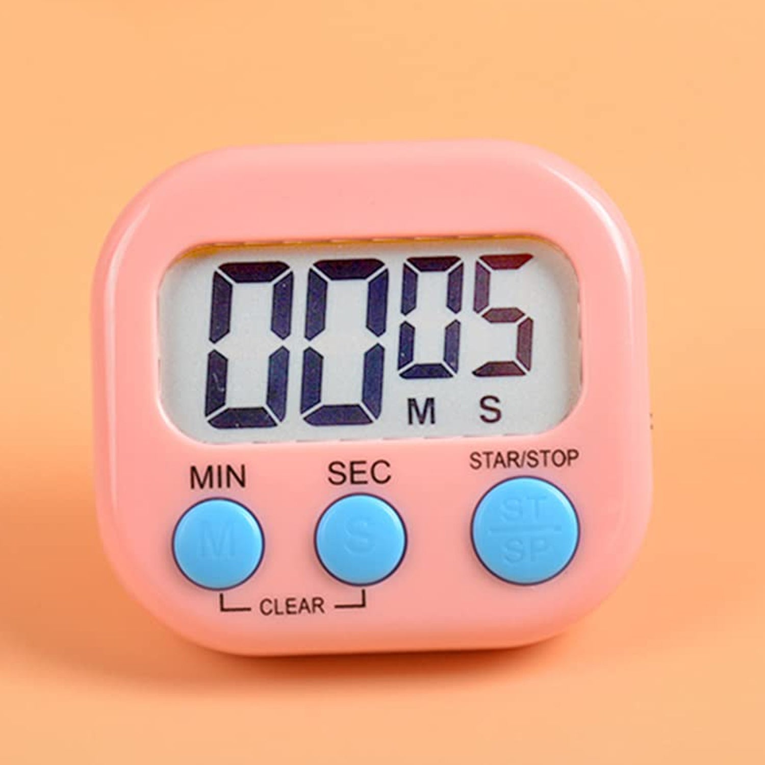 1540 Digital Kitchen Timer Clear Big Digits 0-99 Min For Cooking Office Clock Wukusy