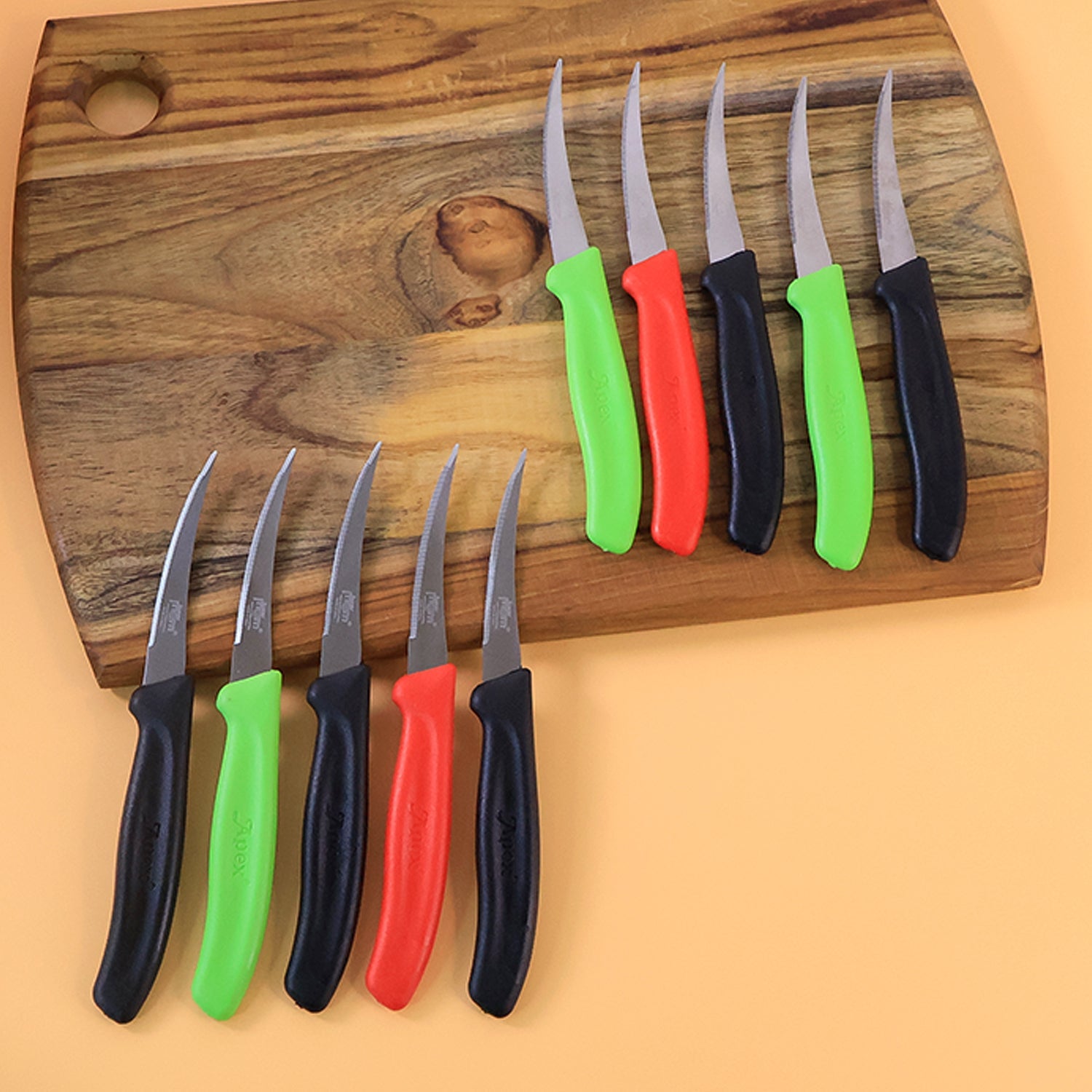 Supermom Stainless Steel Lemon Knife (10 Pc  Set) Wukusy