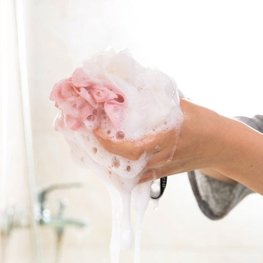 1462b Bath Sponge Round Loofah And Back Scrubber For Men And Women Wukusy