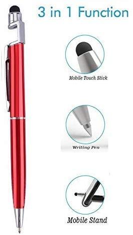 1594 3 In 1 Ballpoint Function Stylus Pen With Mobile Stand Wukusy
