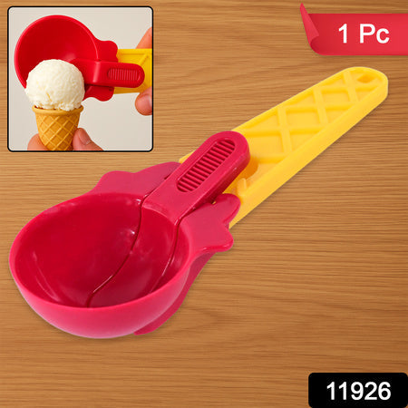 1-piece Plastic Ice Cream  Watermelon Scooper With Trigger Dipper Wukusy