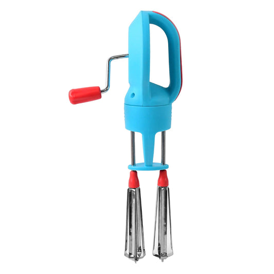 Supermom High-speed Manual Hand Beater With Dual Stainless Steel Whisks (1 Pc) Wukusy