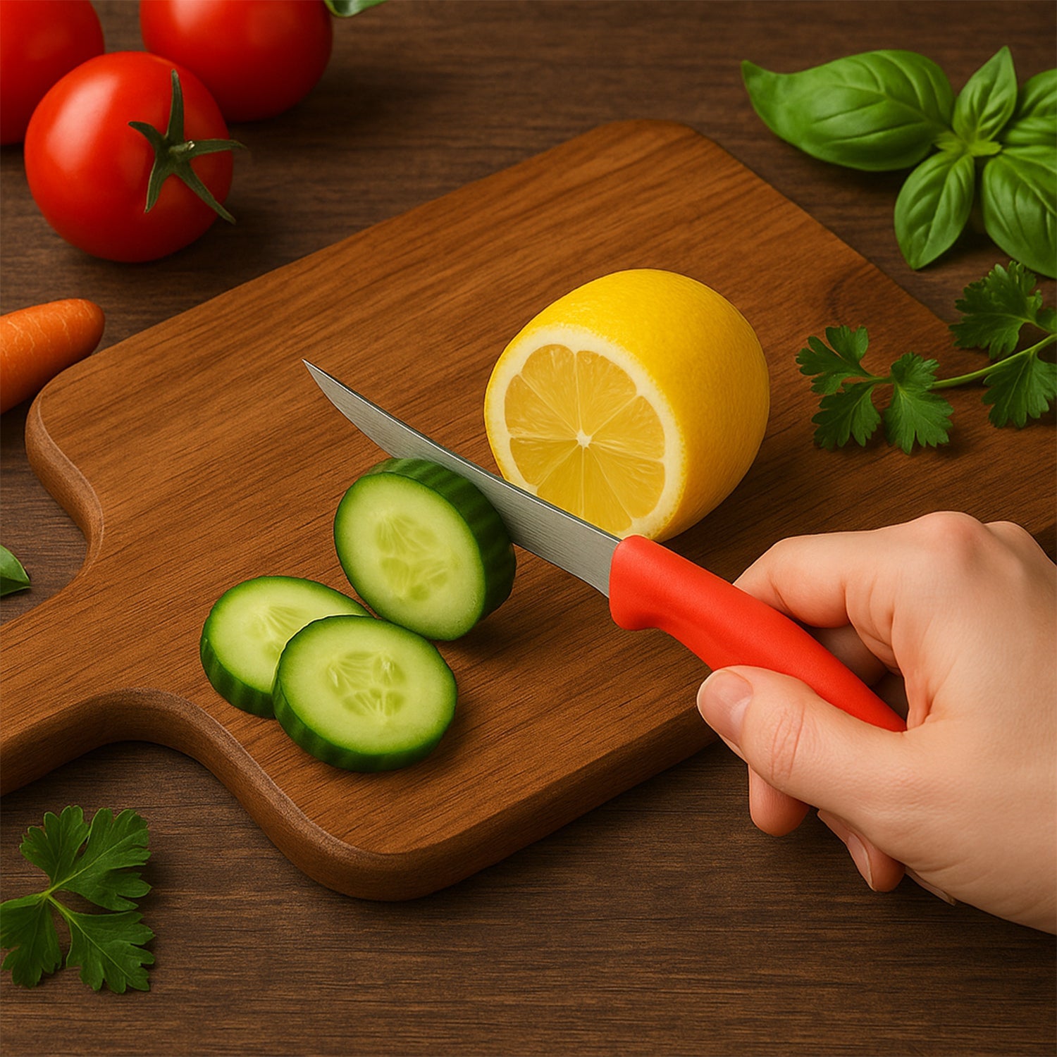 Supermom Stainless Steel Lemon Knife (10 Pc  Set) Wukusy