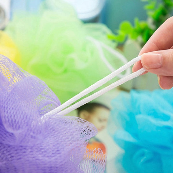 1462b Bath Sponge Round Loofah And Back Scrubber For Men And Women Wukusy