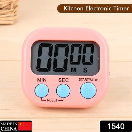 1540 Digital Kitchen Timer Clear Big Digits 0-99 Min For Cooking Office Clock Wukusy