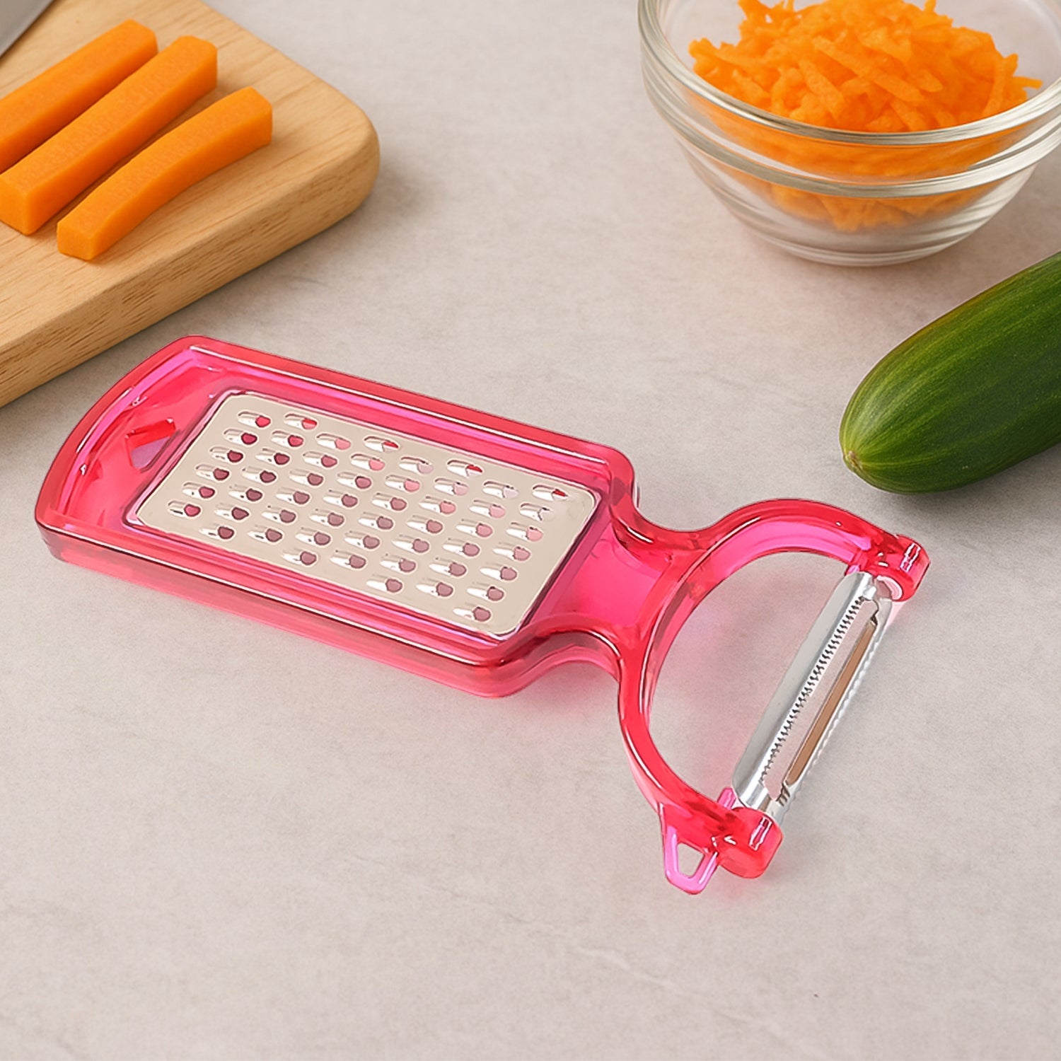 2-in-1 Multifunctional Kitchen Peeler With Grater (1 Pc) Wukusy