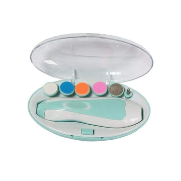 1223 Electric Baby Nail Trimmer With Grinding Heads For Newborn Infant And Toddler Wukusy