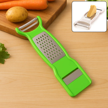 Supermom 3-in-1 Multi-functional Stainless Steel Vegetable  Fruit Peeler (1 Pc) Wukusy