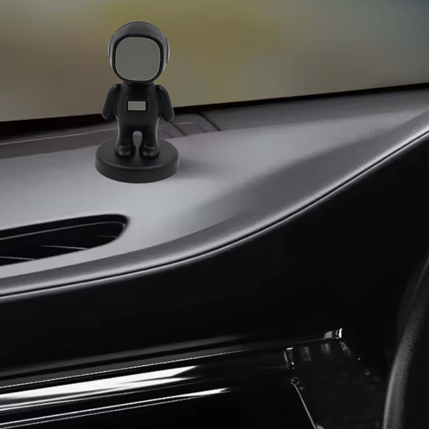 12909 Magnetic Mobile Phone Holder Cartoon Version Of Astronaut Car Holder Suitable For Car Dashboard 360 Rotating Magnetic Mobile Holder Compatible With All Smartphones (1 Pc) Wukusy