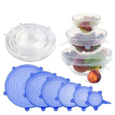 2118 Silicone Lid Set Silicon Lids For Containers Silicon Stretchable Lids Silicone Lids And Cover Wukusy