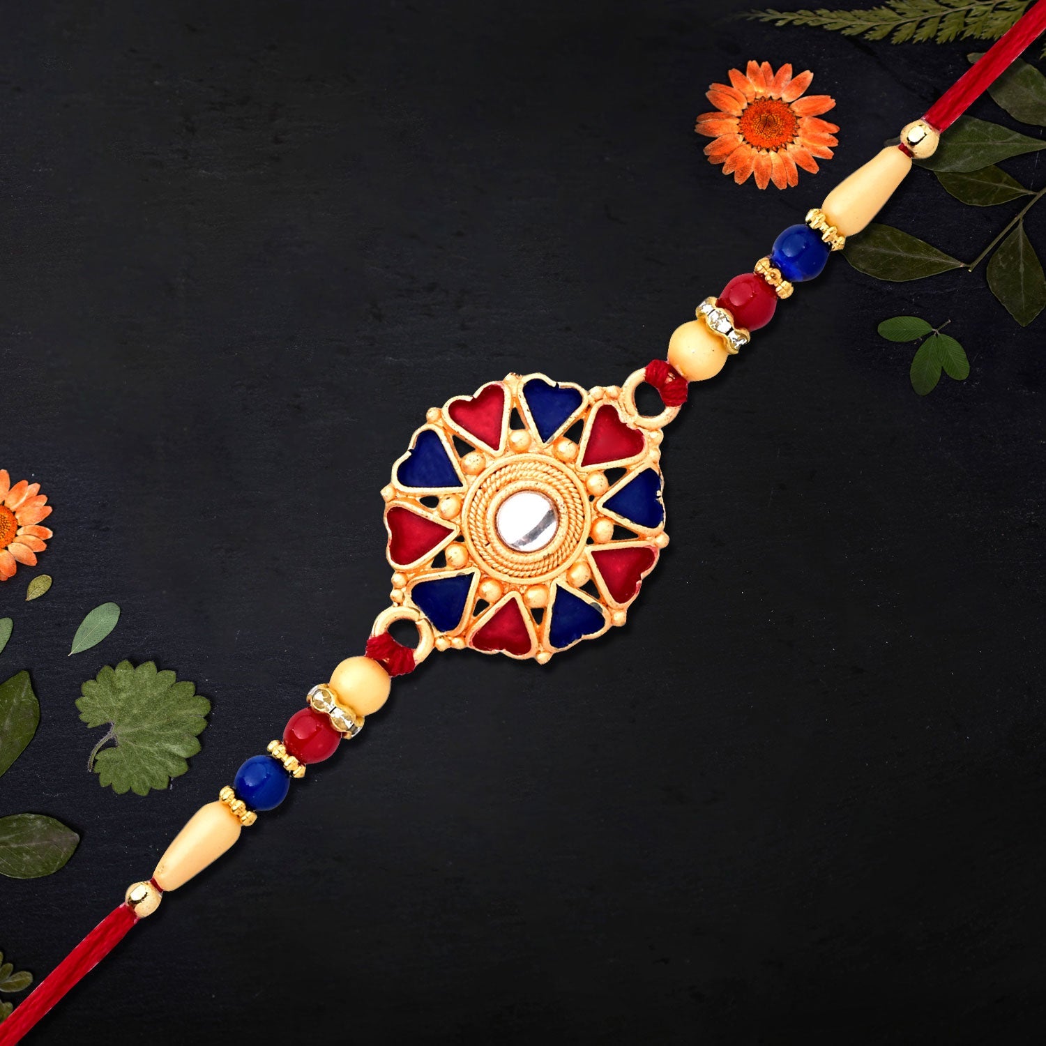 Traditional Designer Rakhi Wukusy