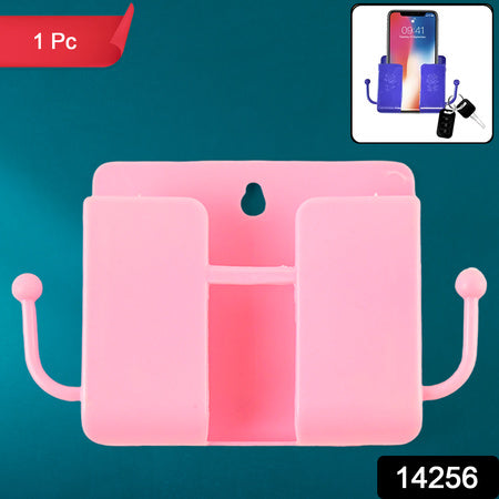 1 Pc Blue Wall Mount Mobile Stand With Hook Wukusy