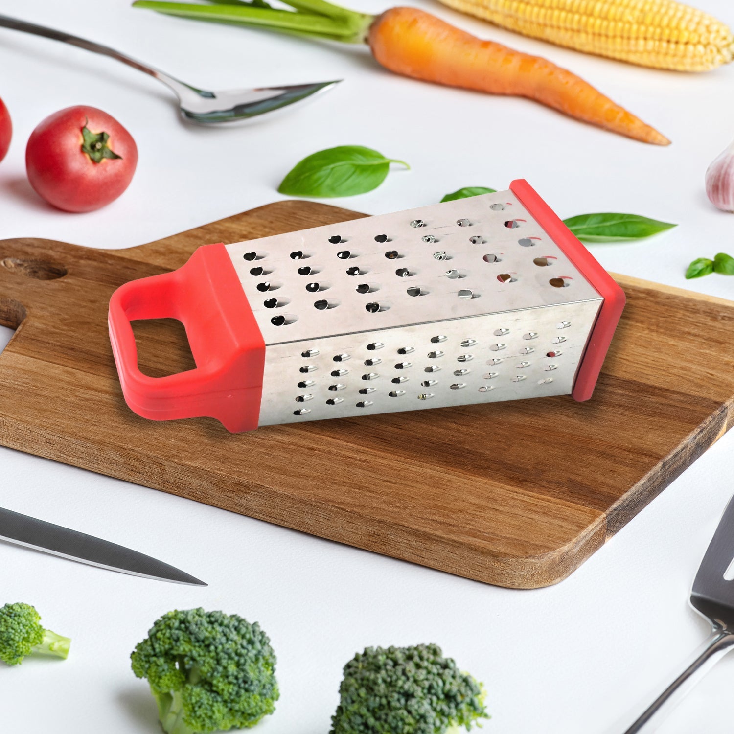 Supermom 5-in-1 Comfort Stainless Steel Grater And Slicer Wukusy