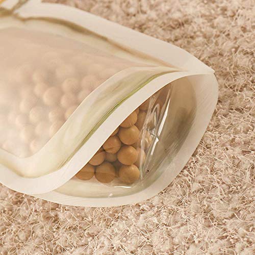 1073 Reusable Airtight Seal Plastic Food Storage Mason Jar Zipper (150ml) Wukusy