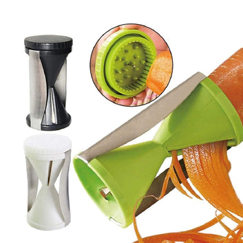 1853 Portable Spiralizer Vegetable Slicer Handheld Spiralizer Peeler Stainless Steel Spiral Slicer For Salad Vegetables Fruit Slicer Wukusy