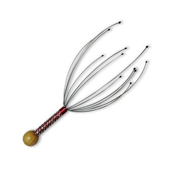 0253 Hand Held Scalp Head Massager Stress Relief Wukusy