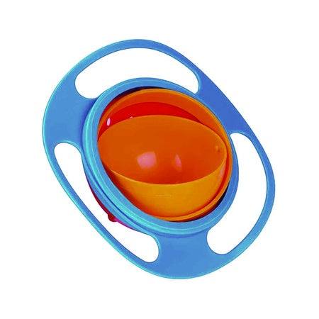 0617 Portable Non Spill Feeding Toddler Gyro Bowl 360 Degree Rotating Dish Wukusy
