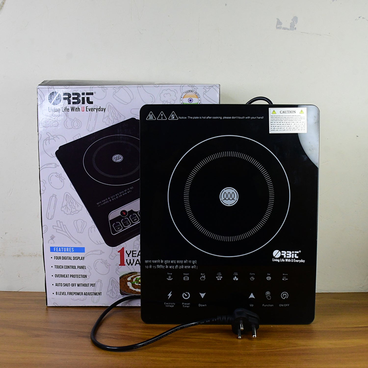 Orbit Touch Control And Multiple Cooking Induction Cooker - 2000w Wukusy