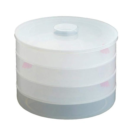 070 Plastic 4 Compartment Sprout Maker White Wukusy