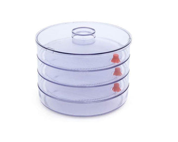 070 Plastic 4 Compartment Sprout Maker White Wukusy