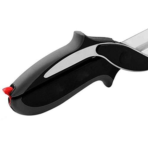 073 Stainless Steel 4 In 1 Clever Cutter Black Wukusy