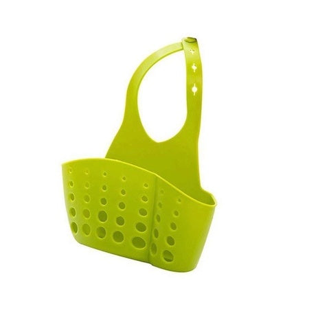 762 Adjustable Kitchen Bathroom Water Drainage Plastic Basketbag With Faucet Sink Caddy Wukusy