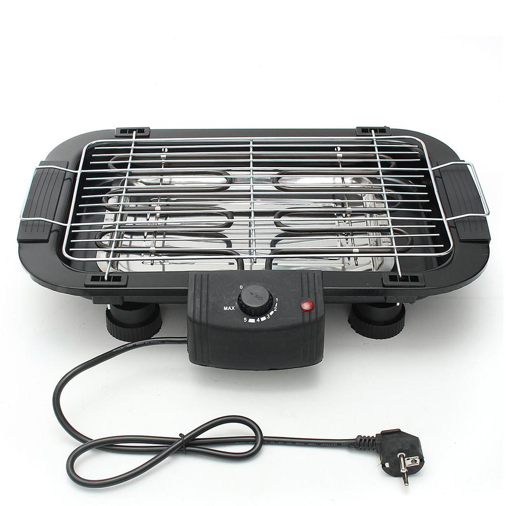 082 Smokeless Electric Indoor Barbecue Grill 2000w Wukusy