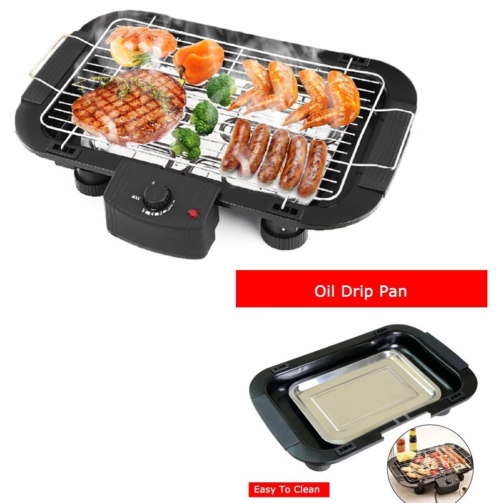 082 Smokeless Electric Indoor Barbecue Grill 2000w Wukusy