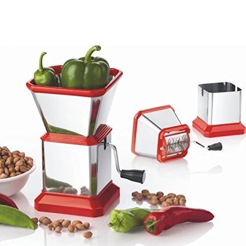 084 Stainless Steel Vegetable Cutter Chopper (Chilly Cutter) Wukusy