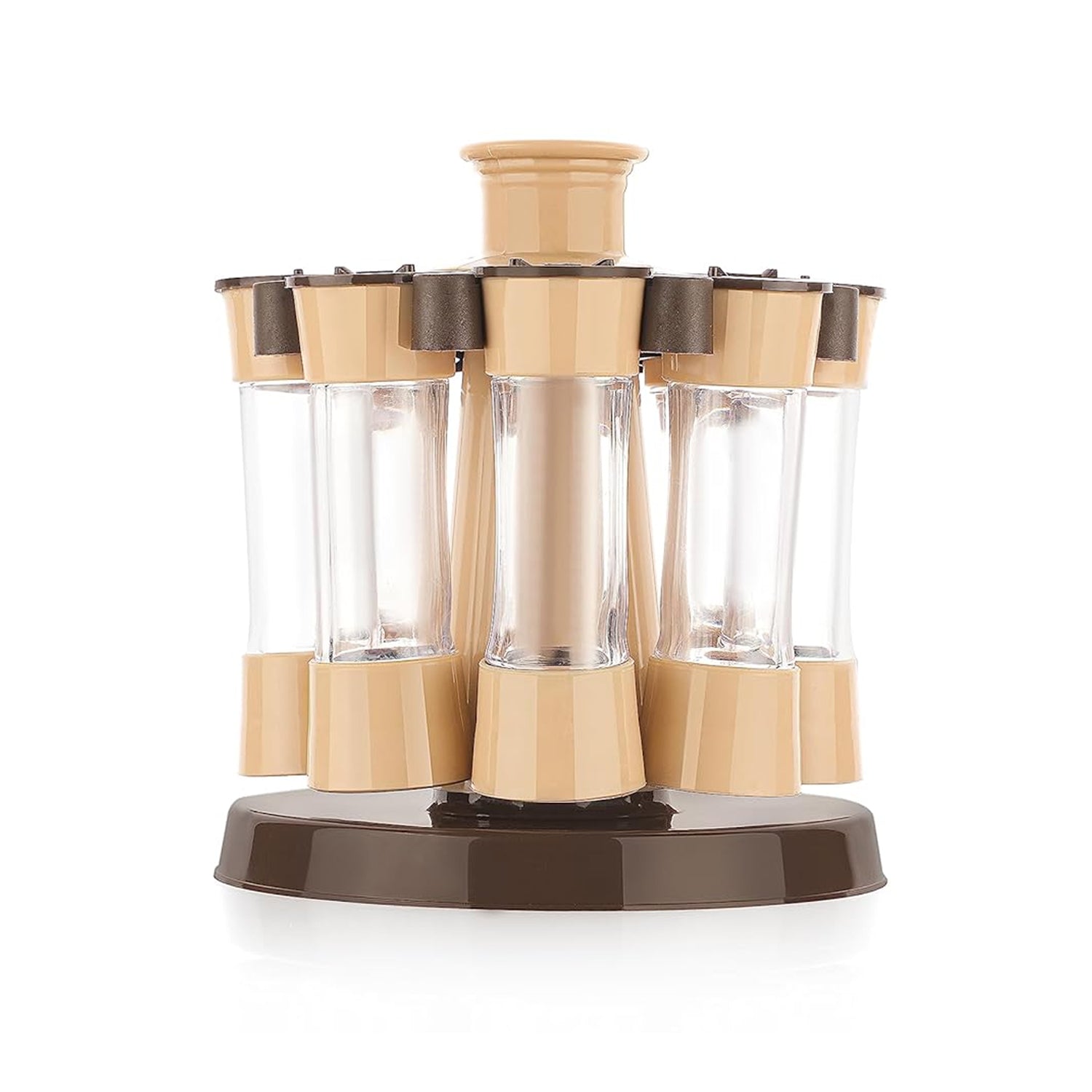 360 Revolving Spice Rack For Kitchen And Dining Table 8 Spice Jars Wukusy