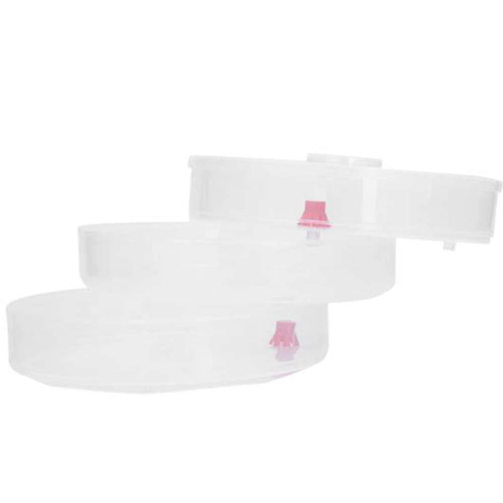 093 Plastic 3 Compartment Sprout Maker White Wukusy
