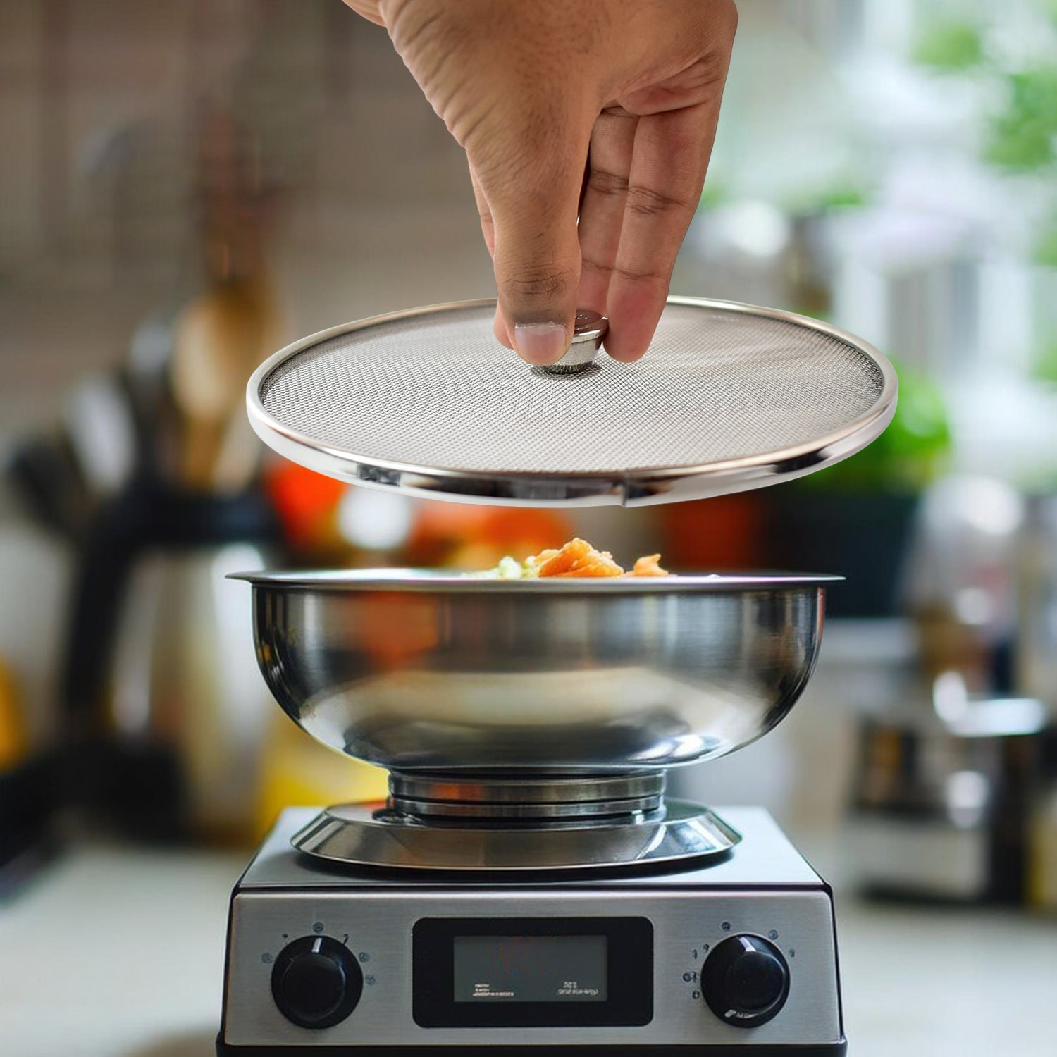 Apex Stainless Steel Mesh Net Cover For Cooking (1 Pc) Wukusy