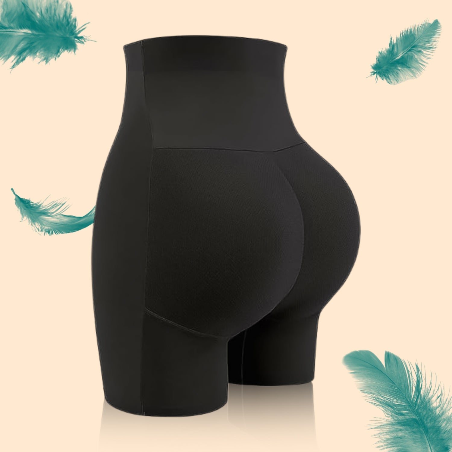 Womens Butt Lifter Padded Underwear Hip Pads Body Shaper Control Knickers Hip Pad (1 Pc  Large) Wukusy