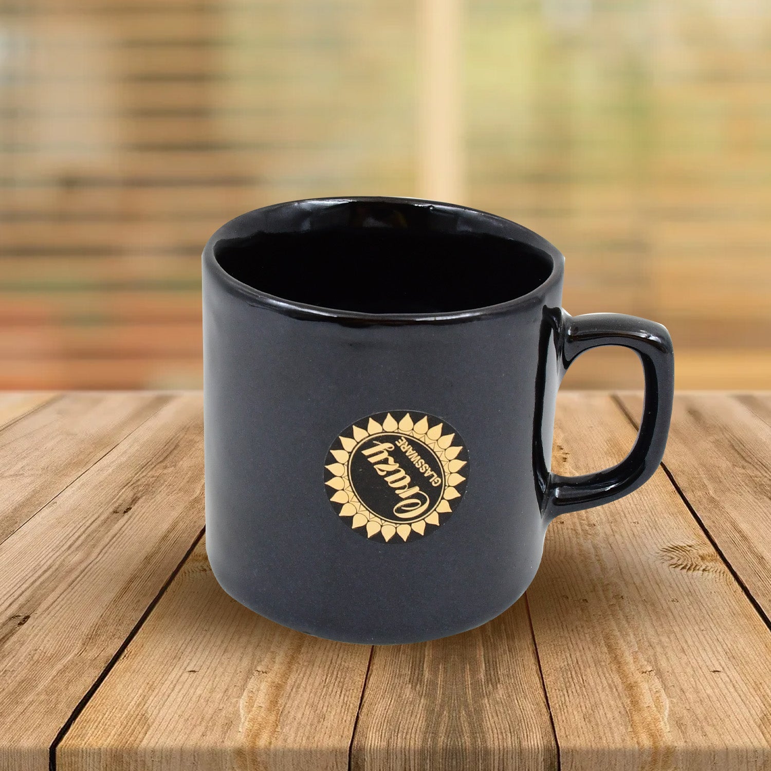 Hide  Seek Ceramic Tea  Cups With Round Serving Bowl (4 Pcs Set) Wukusy