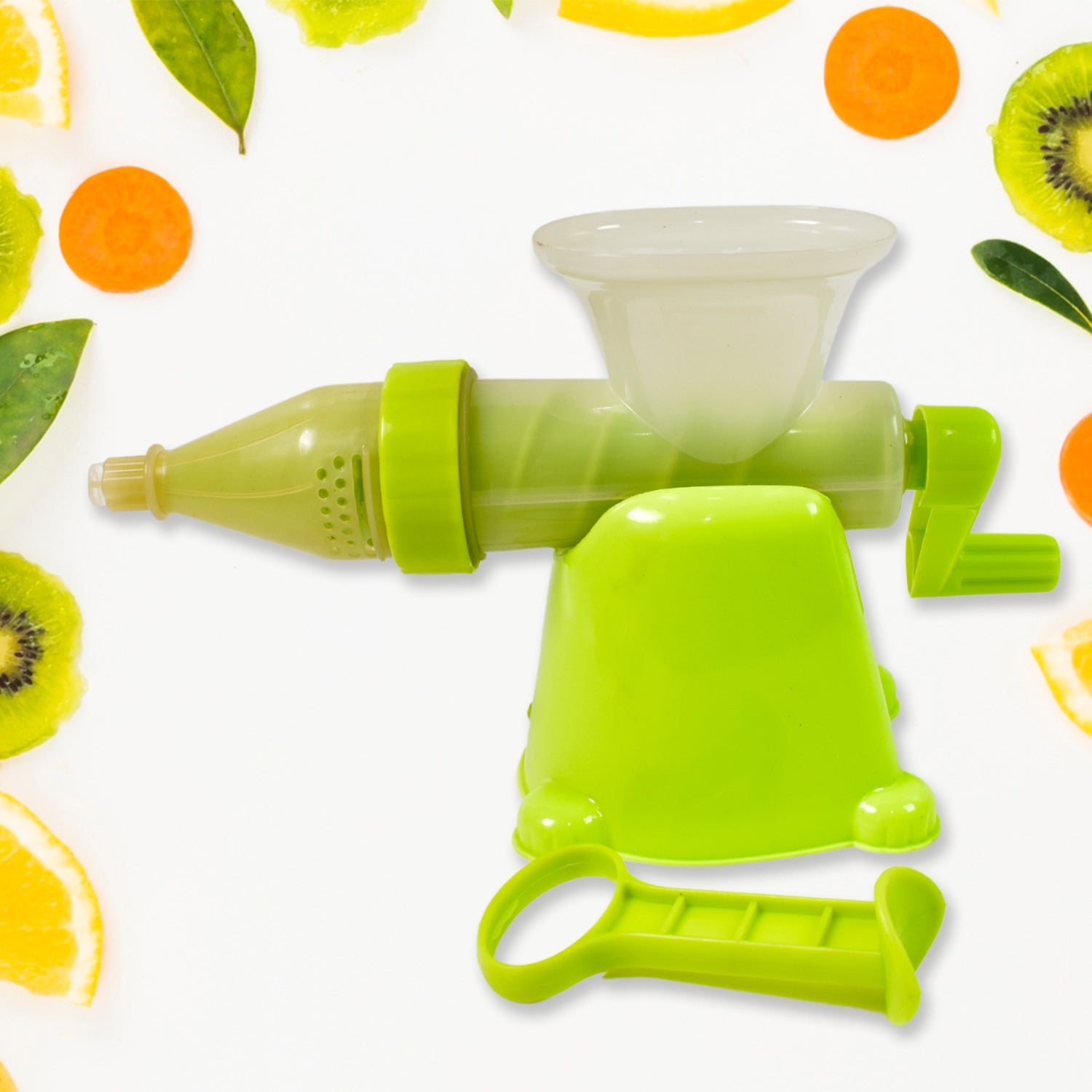 Manual Juicer Modern Plastic Fruit And Vegetable Juicer (1 Pc  Bowl Not Included) Wukusy