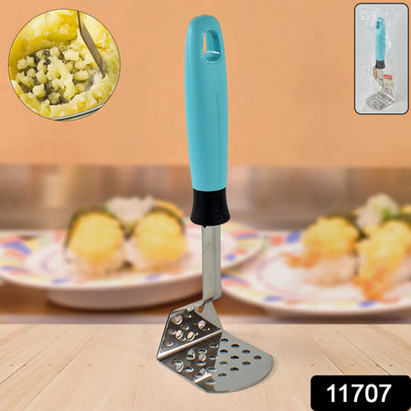 Apex L-handle Stainless Steel Potato Masher Ergonomic Grip (1 Pc) Wukusy