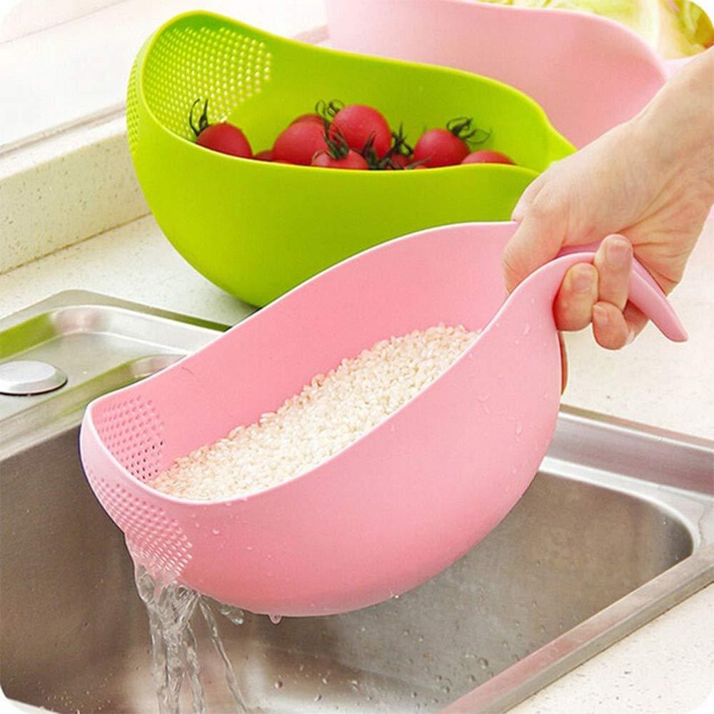 156 Rice Bowl Thick Drain Basket With Handle Wukusy