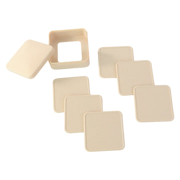 Ganesh Premium Square Coasters With Storage Box (6 Pc  Set) Wukusy