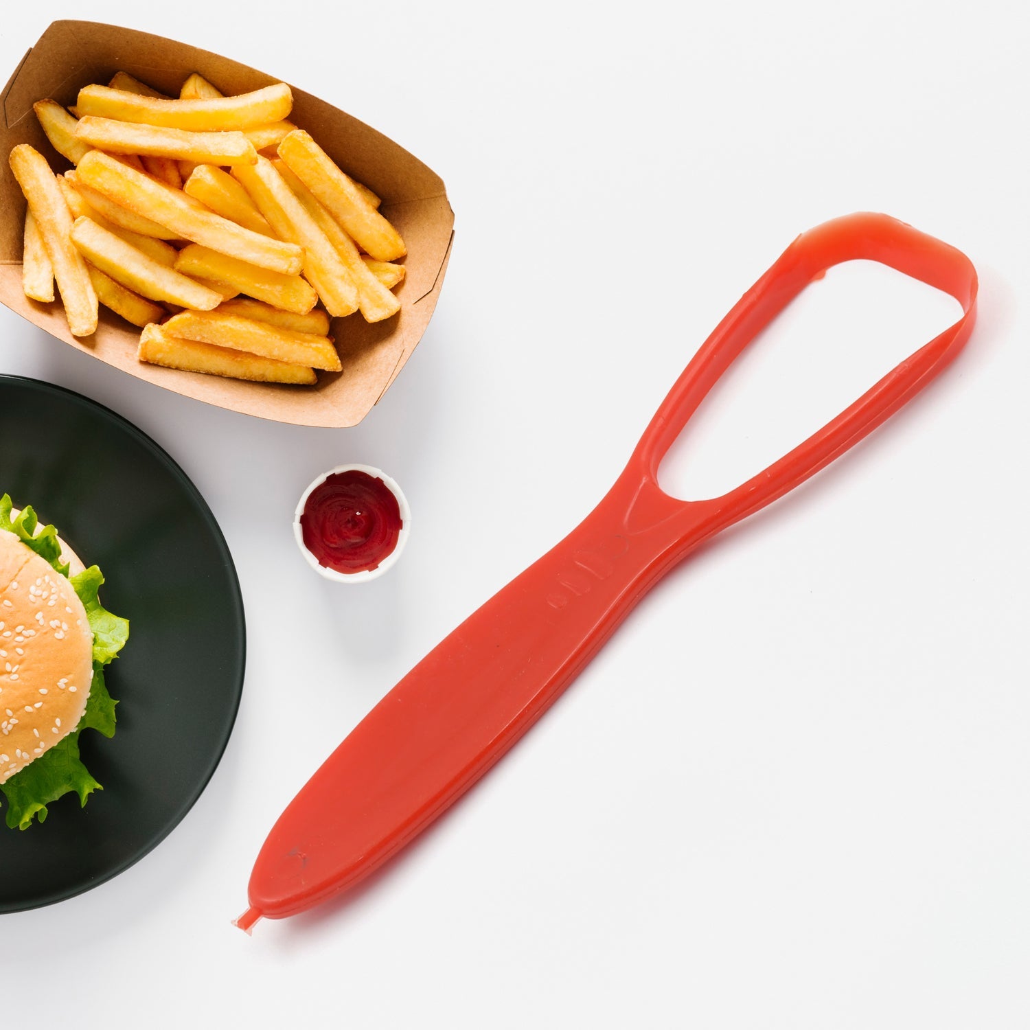 Plastic Tongue Cleaner For Kids  Adults  Tongue Scraper For Bad Breath Maintain Oral Hygiene For Daily Use  For Fresh Breath  Bacteria Removal  Improved Taste Plastic With Handle Tongue Cleaner (1 Pc ) Wukusy