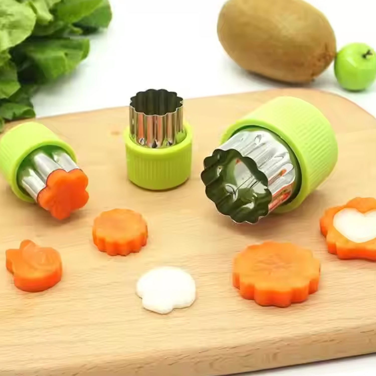 Stainless Steel Cookie Cutter Shapes Set Baking Cooking Food Decoration  (12 Pcs Set) Wukusy