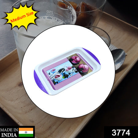 3774 Medium Plastic Tray For Kitchen And General Purpose Wukusy